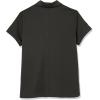 imageCallaway Girls Micro Hex Solid Short Sleeve Golf Polo Shirt MoistureWicking Durable Textured Fabric Sun ProtectionCaviar