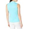 imageCallaway Womens OptiDri Sleeveless Golf Polo with UV Block Sun Protection Flexible Fit Ladies Performance ApparelBlue Curacao