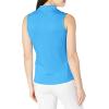 imageCallaway Womens OptiDri Sleeveless Golf Polo with UV Block Sun Protection Flexible Fit Ladies Performance ApparelBlue Sea Star