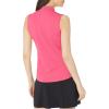imageCallaway Womens OptiDri Sleeveless Golf Polo with UV Block Sun Protection Flexible Fit Ladies Performance ApparelFruit Dove
