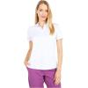 imageCallaway Womens Solid Swing Tech Short Sleeve Golf Polo ShirtBrilliant White