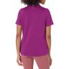 imageCallaway Womens Solid Swing Tech Short Sleeve Golf Polo ShirtDark Purple