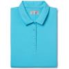 imageCallaway Womens Tournament Short Sleeve Golf Polo Shirt Added Stretch MoistureWicking Sun ProtectionBlue Atoll