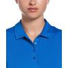 imageCallaway Womens Tournament Short Sleeve Golf Polo Shirt Added Stretch MoistureWicking Sun ProtectionSkydiver