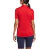 imageCallaway Womens Tournament Short Sleeve Golf Polo Shirt Added Stretch MoistureWicking Sun ProtectionTango Red