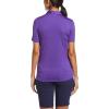 imageCallaway Womens Tournament Short Sleeve Golf Polo Shirt Added Stretch MoistureWicking Sun ProtectionTillandsia Purple