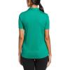 imageCallaway Womens Tournament Short Sleeve Golf Polo Shirt Added Stretch MoistureWicking Sun ProtectionUltramarine Green