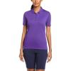 imageCallaway Womens Tournament Short Sleeve Golf Polo Shirt Added Stretch MoistureWicking Sun ProtectionTillandsia Purple
