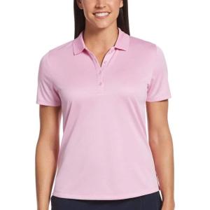 imageCallaway Womens Solid Swing Tech Short Sleeve Golf Polo ShirtLilac Chiffon