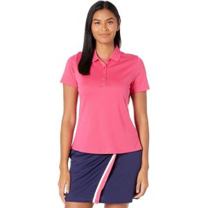 imageCallaway Womens Solid Swing Tech Short Sleeve Golf Polo ShirtParadise Pink