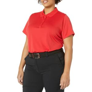 imageCallaway Womens Solid Swing Tech Short Sleeve Golf Polo ShirtTrue Red