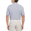 imageCallaway Mens Big ampamp Tall Chevron Printed Short Sleeve Golf Polo Shirt Stretch Seams MoistureWicking Classic FitPeacoat