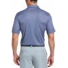 imageCallaway Mens Pro Spin Chevron Jacquard Short Sleeve Golf Polo Shirt MoistureWicking Durable Textured FabricBlue Horizon