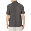 imageCallaway Mens Pro Spin Chevron Jacquard Short Sleeve Golf Polo Shirt MoistureWicking Durable Textured FabricCaviar