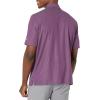 imageCallaway Mens Pro Spin Chevron Jacquard Short Sleeve Golf Polo Shirt MoistureWicking Durable Textured FabricDark Purple