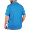 imageCallaway Mens Pro Spin Chevron Jacquard Short Sleeve Golf Polo Shirt MoistureWicking Durable Textured FabricMagnetic Blue
