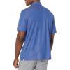 imageCallaway Mens Pro Spin Chevron Jacquard Short Sleeve Golf Polo Shirt MoistureWicking Durable Textured FabricMazarine Blue