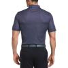 imageCallaway Mens Pro Spin Chevron Jacquard Short Sleeve Golf Polo Shirt MoistureWicking Durable Textured FabricPeacoat