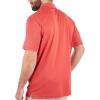 imageCallaway Mens Pro Spin Chevron Jacquard Short Sleeve Golf Polo Shirt MoistureWicking Durable Textured FabricTeaberry