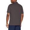 imageCallaway Mens Solid Micro Hex Performance Golf Polo Shirt with UPF 50 Protection Size Small3x Big ampamp TallAsphalt