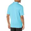 imageCallaway Mens Solid Micro Hex Performance Golf Polo Shirt with UPF 50 Protection Size Small3x Big ampamp TallBlue Grotto