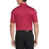imageCallaway Mens Solid Micro Hex Performance Golf Polo Shirt with UPF 50 Protection Size Small3x Big ampamp TallBoudoir Red