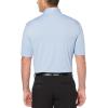 imageCallaway Mens Solid Micro Hex Performance Golf Polo Shirt with UPF 50 Protection Size Small3x Big ampamp TallBrunnera Blue