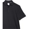 imageCallaway Mens Solid Micro Hex Performance Golf Polo Shirt with UPF 50 Protection Size Small3x Big ampamp TallCaviar