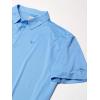imageCallaway Mens Solid Micro Hex Performance Golf Polo Shirt with UPF 50 Protection Size Small3x Big ampamp TallCornflower Blue