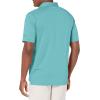 imageCallaway Mens Solid Micro Hex Performance Golf Polo Shirt with UPF 50 Protection Size Small3x Big ampamp TallDelphinium Blue