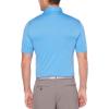 imageCallaway Mens Solid Micro Hex Performance Golf Polo Shirt with UPF 50 Protection Size Small3x Big ampamp TallMarina