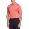 imageCallaway Mens Solid Micro Hex Performance Golf Polo Shirt with UPF 50 Protection Size Small3x Big ampamp TallSurf the Web