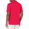 imageCallaway Mens Solid Micro Hex Performance Golf Polo Shirt with UPF 50 Protection Size Small3x Big ampamp TallTango Red