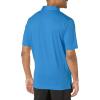 imageCallaway Mens Solid Micro Hex Performance Golf Polo Shirt with UPF 50 Protection Size Small3x Big ampamp TallVallarta Blue