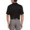 imageCallaway Mens Solid Optidri Short Sleeve Golf Polo Shirt with Stretch Fabric Sun Protection Extended Sizes Small4xlBlack
