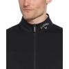 imageCallaway Mens Swing Tech Golf Vest Outerwear with Full Zip and Recycled Stretch FabricCaviar Black