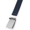 imageCallaway Mens VLogo Web Golf Belt Durable Textured Stretch Material Metal Tip ampamp Adjustable Buckle Solid ColorPeacoat