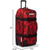 imageOGIO Rig 9800 Wheeled Suitcase Gear Bag Checked LuggageRed Flower Party