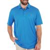 imageCallaway Mens Pro Spin Chevron Jacquard Short Sleeve Golf Polo Shirt MoistureWicking Durable Textured FabricMagnetic Blue