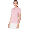 imageCallaway Mens Short Sleeve Tonal Color Block Heather Polo ShirtRaspberry Sorbet Hthr