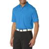 imageCallaway Mens Solid Micro Hex Performance Golf Polo Shirt with UPF 50 Protection Size Small3x Big ampamp TallVallarta Blue