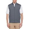 imageCallaway Mens Swing Tech Golf Vest Outerwear with Full Zip and Recycled Stretch FabricQuiet Shade
