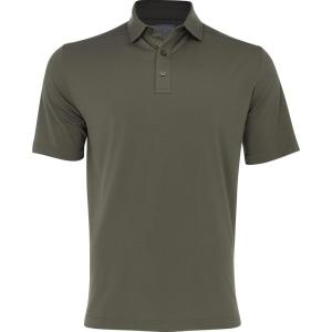 imageCallaway Mens Solid Micro Hex Performance Golf Polo Shirt with UPF 50 Protection Size Small3x Big ampamp TallBlack Lichen