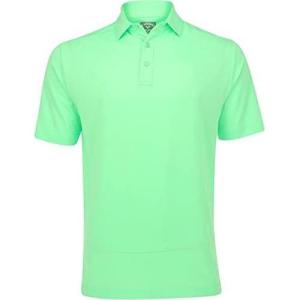 imageCallaway Mens Solid Micro Hex Performance Golf Polo Shirt with UPF 50 Protection Size Small3x Big ampamp TallCarnival Glass