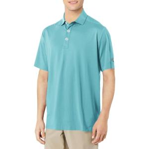 imageCallaway Mens Solid Micro Hex Performance Golf Polo Shirt with UPF 50 Protection Size Small3x Big ampamp TallDelphinium Blue