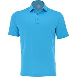 imageCallaway Mens Solid Micro Hex Performance Golf Polo Shirt with UPF 50 Protection Size Small3x Big ampamp TallHawaiian Ocean