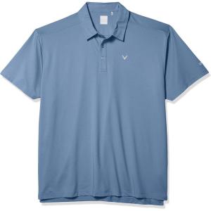imageCallaway Mens Solid Micro Hex Performance Golf Polo Shirt with UPF 50 Protection Size Small3x Big ampamp TallInfinity