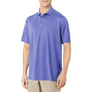 imageCallaway Mens Solid Micro Hex Performance Golf Polo Shirt with UPF 50 Protection Size Small3x Big ampamp TallPurple Iris