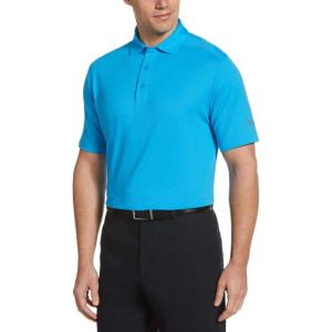 imageCallaway Mens Solid Micro Hex Performance Golf Polo Shirt with UPF 50 Protection Size Small3x Big ampamp TallSpring Break