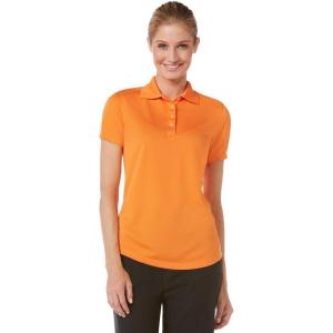 imageCallaway Womens Short Sleeve OptiDri Core Performance Golf Polo Shirt Size Small  3XMandarin Orange